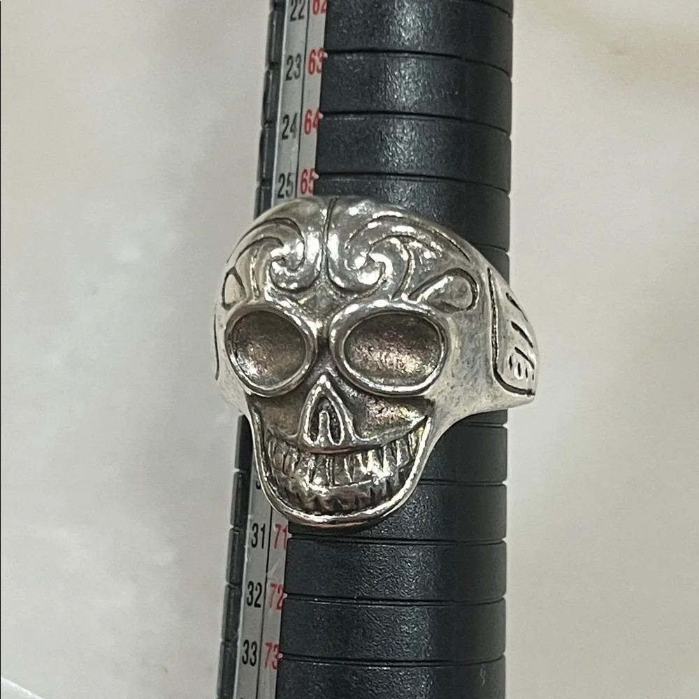 Silver Skull Ring